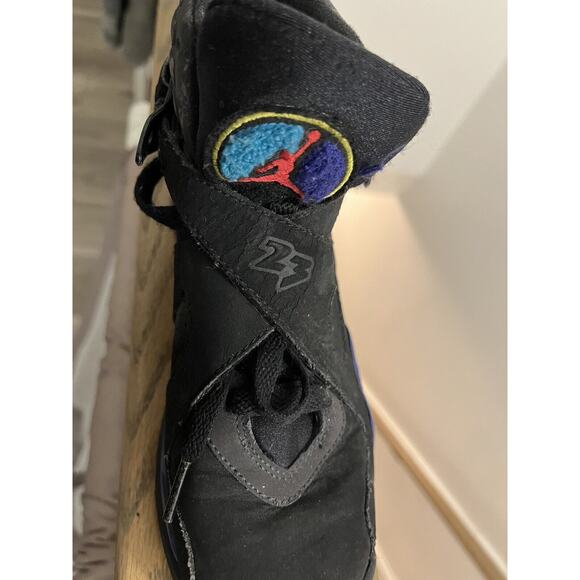 Nike Air Jordan Retro 8 VIII Aqua Sz 4.5Y Women’s Sz 6 305381-041 Released 2007 - Picture 15 of 16